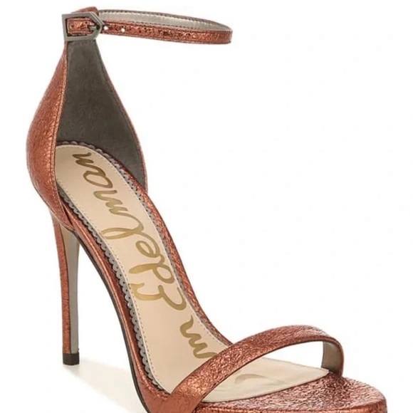 Sam Edelman Metallic Copper Heels - Picture 3 of 11